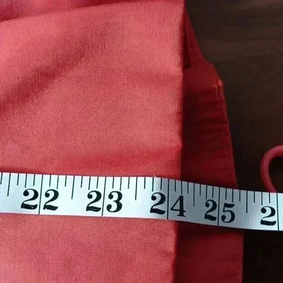 "BLACK‎ RIVET" Ladies Belted Trench Coat Sz XLCoral Color EUC - Picture 13 of 14